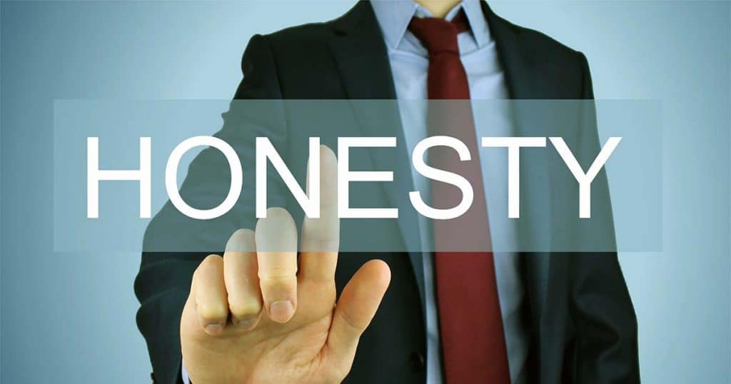 Honesty in leadership